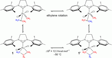 proposed mechanism for ethylene exchange